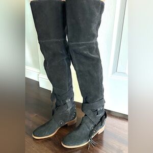 See By Chloe Suede Over the Knee Boots